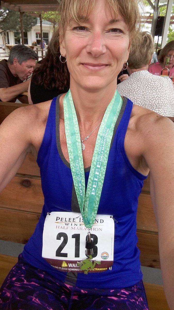 vicki_marchant's tweet photo. Third (and final) half marathon on an island in one of the Great Lakes this weekend!! Running the #GreatTurtle on Mackinac Island😊 https://t.co/zTCP7TSrdT