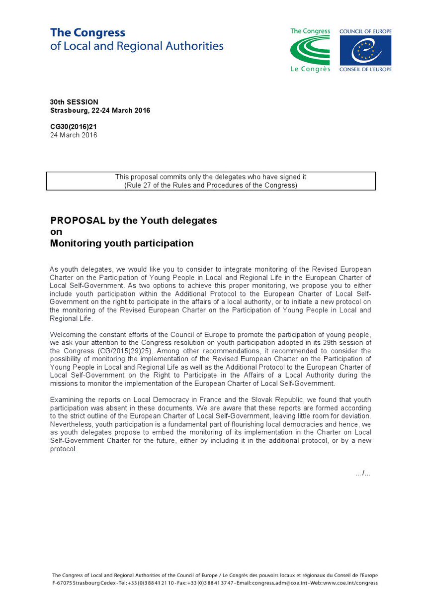 Dimitrijee's tweet photo. Proposal on monitoring #youthparticipation  in the @coe ! #YouthEmpowerment #euyouth #mladicg #youth #europe https://t.co/3SwcomWQ44
