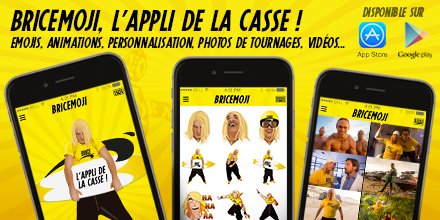 bricedenice's tweet photo. Pour la sortie de #Brice3, cassez tous vos potes avec l’appli BRICEMOJI !
IOS : https://t.co/GjXzfFn9yq
Android  https://t.co/9D6x9KCIKp https://t.co/AS3zoqc4tx