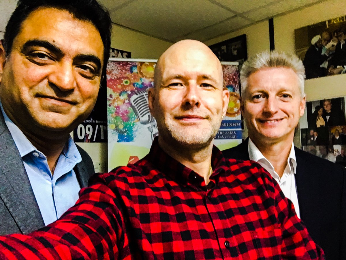 Asianstarradio's tweet photo. Asian Star teaming up with @SloughCouncil this morning. Roger Parkin and @SohailMunawar1 live on air with @markdenholm https://t.co/Vg1hEVz2H8