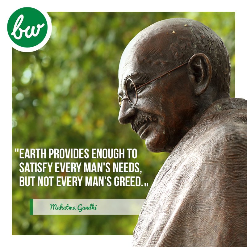michaelqtodd's tweet photo. Earth provides enough to satisfy every man`s needs but not every man`s greed
~ Gandhi https://t.co/N0n1GotCd1