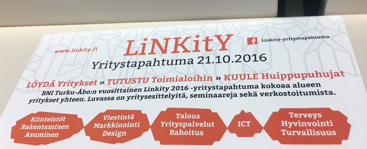 TeijaLeino's tweet photo. Nyt #LINKitY'ään #kokouskeskusmauno'ssa. Mielenkiintoisia puheenvuoroja @RavintolaMauno #verkostoituminen #markkinointi #viestintä #myynti https://t.co/1ZcSAmEksK