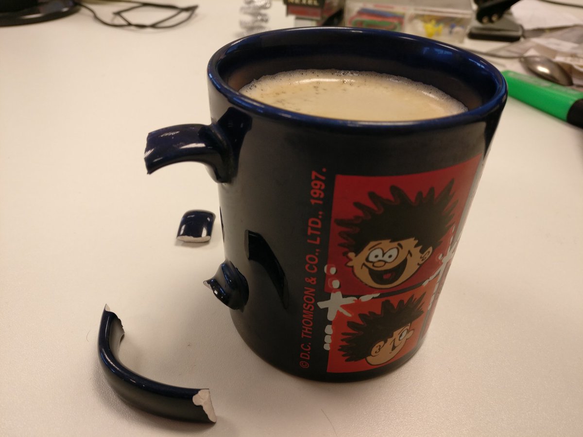 My dear friend suffered an accident this morning...RIP Dennis.😥