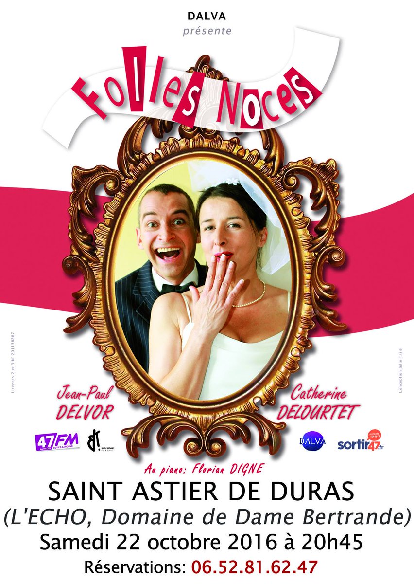 47FM's tweet photo. #FollesNoces on en parle sur #47fm 11h30 et 17h30 avec @JeanPaulDelvor Cc. @AssoDALVA @DolbyEric @DiPapet @NLetort @Damebertrande https://t.co/nnLSyrF761