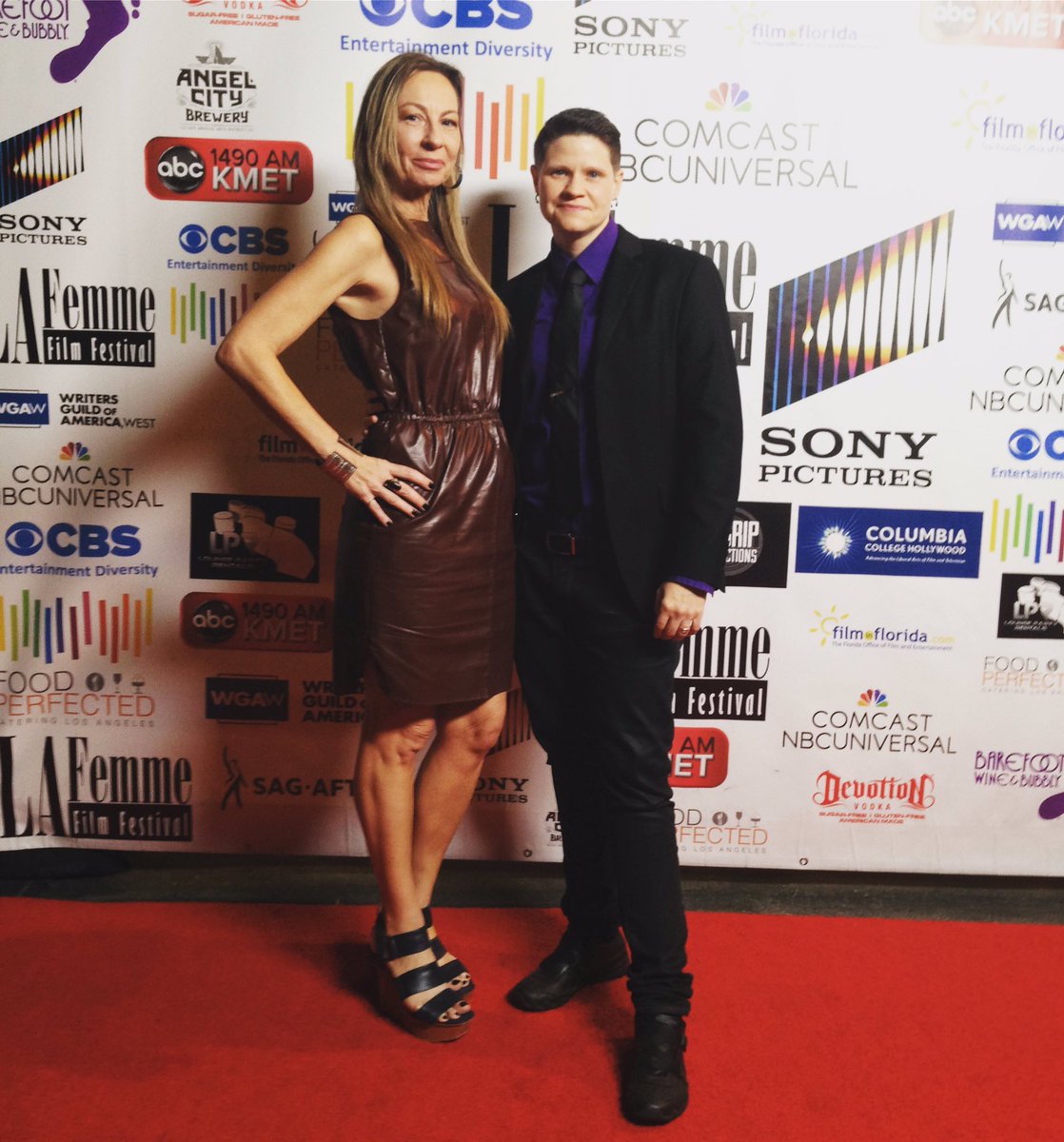 tylerbrownetm's tweet photo. #lovemyclient #dedicatedtalent #lovemyjob #lafemmefest #mylifeworkedout #webseries @LindsayCoryne https://t.co/WEZ9aL6KFC