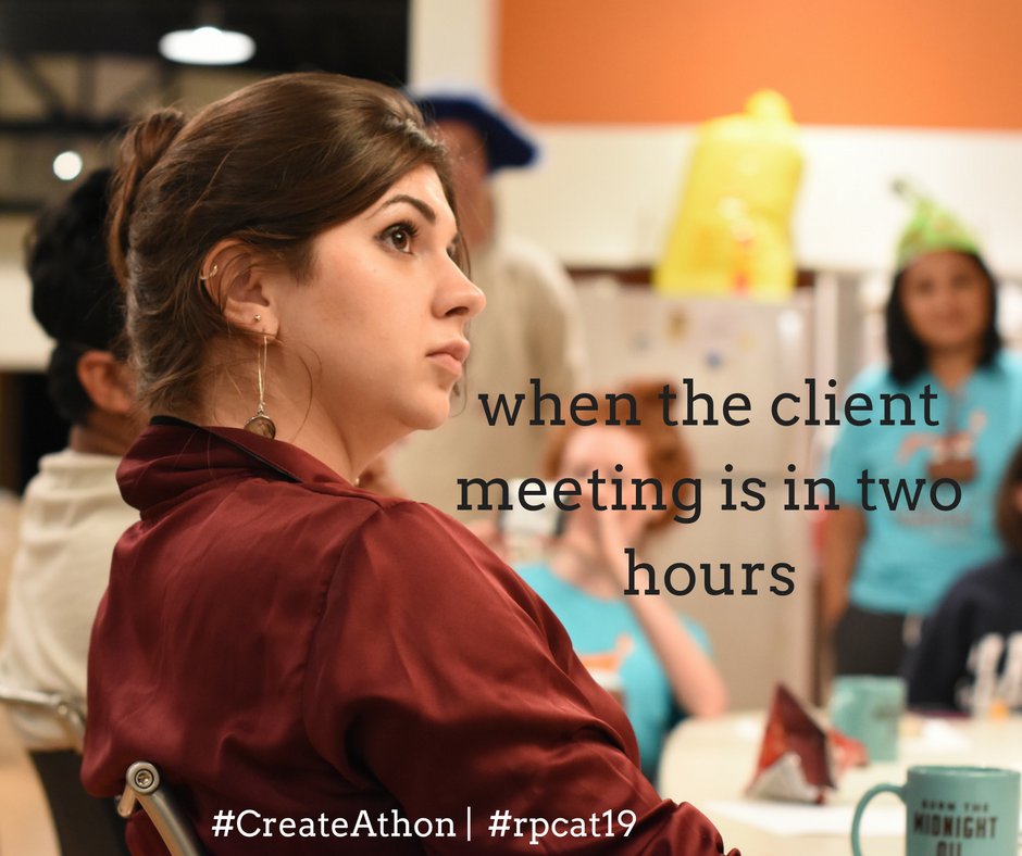 RiggsPartners's tweet photo. Wake up, @columbiasc! It's almost presentation time. #rpcat19 #CreateAthon https://t.co/sShO57W8Ek https://t.co/azBvLpJLSk