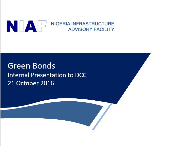 Green Bonds Internal Presentation to DCC
21.10.2016