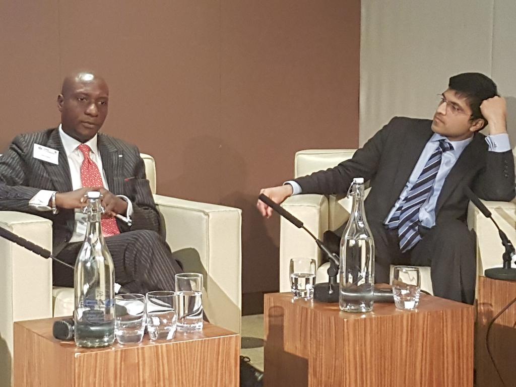 Jalowaziri's tweet photo. #LSENSEconf CEOS of @nsenigeria and @LSEplc speaking about the collaborations of the two Bourses https://t.co/FAtauQR4Nv