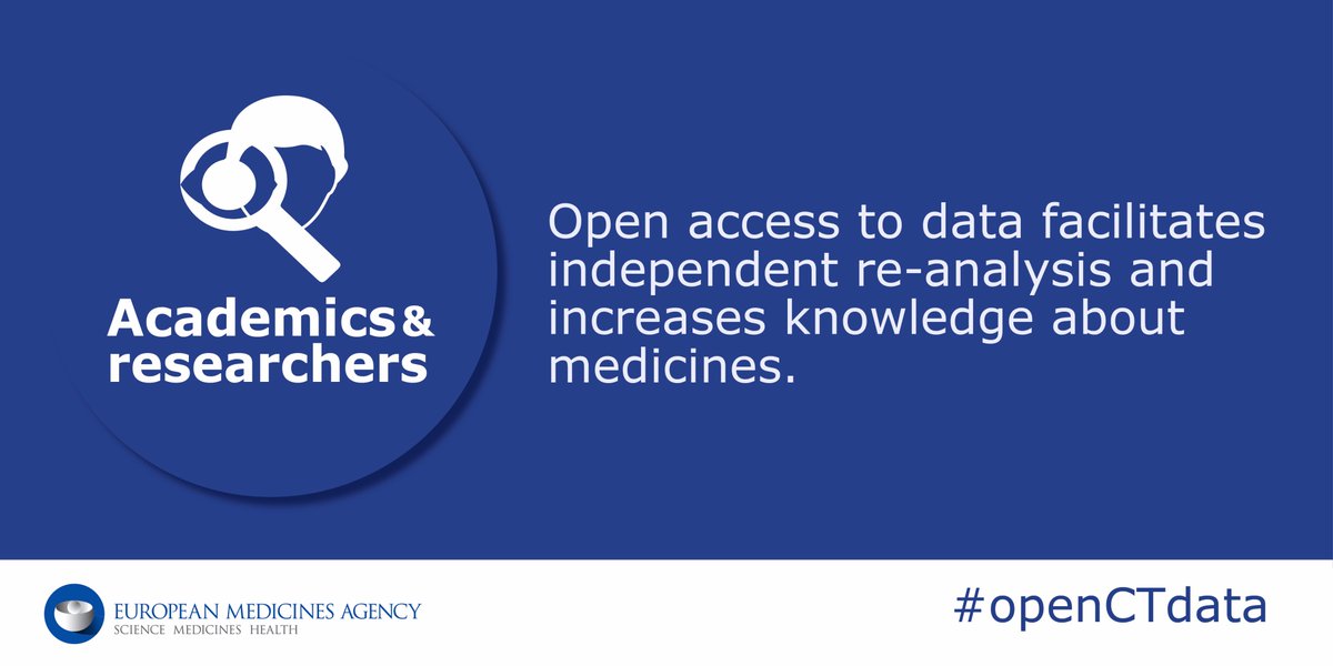 EMA_News's tweet photo. How will academics and researchers benefit from #openCTdata https://t.co/TIMRp8Hq4H https://t.co/PD0YB1nlf2