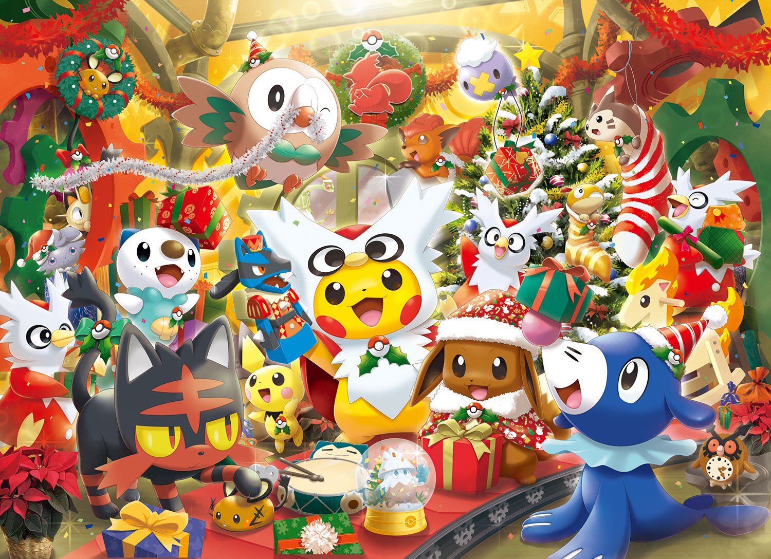 Twitter 上的 ヒノッチ デリバードポンチョのピカチュウ 今年のクリスマスイラストもきゃわわわわわ ポケモンセンターに クリスマス ウィンターグッズが登場 ポケットモンスターオフィシャルサイト T Co K1i6n8wj9p T