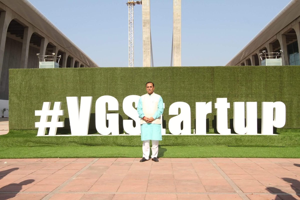 vijayrupanibjp's tweet photo. Inaugurated #startup summit- a flagship event of @VibrantGujarat intended to build a strong ecosystem to boost innovation &amp; entrepreneurship https://t.co/YpMQ6yGzpD