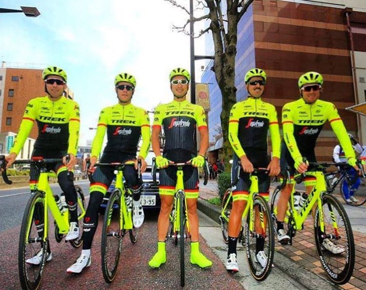 BaukeMollema's tweet photo. You can't miss us this week in Japan! #FluorYellow bikes and kit for #SafetyFirst campaign. Be loud! https://t.co/tGyazzRF2W