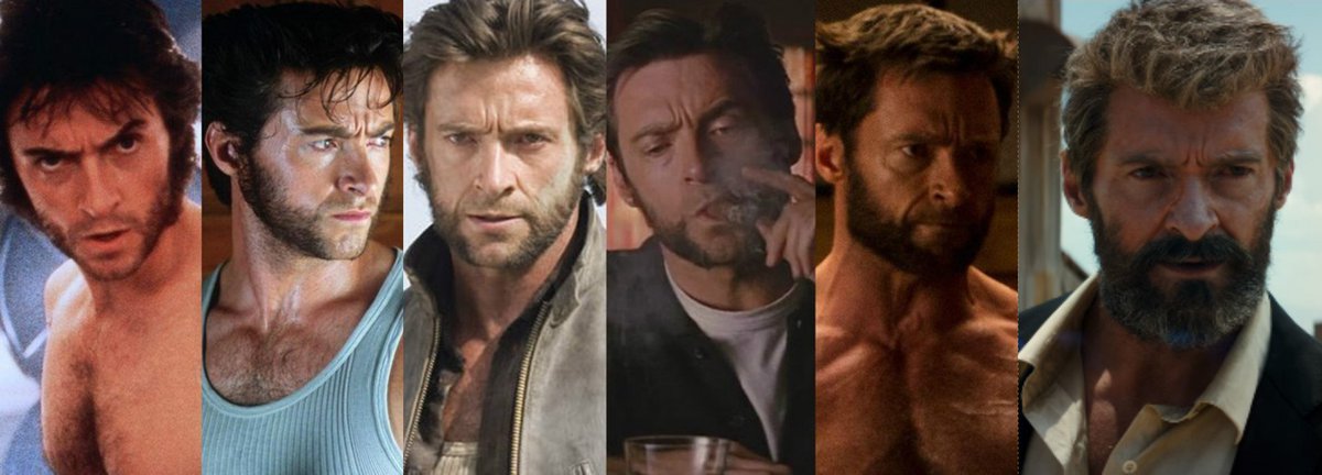 Resultado de imagem para hugh jackman wolverine through the years