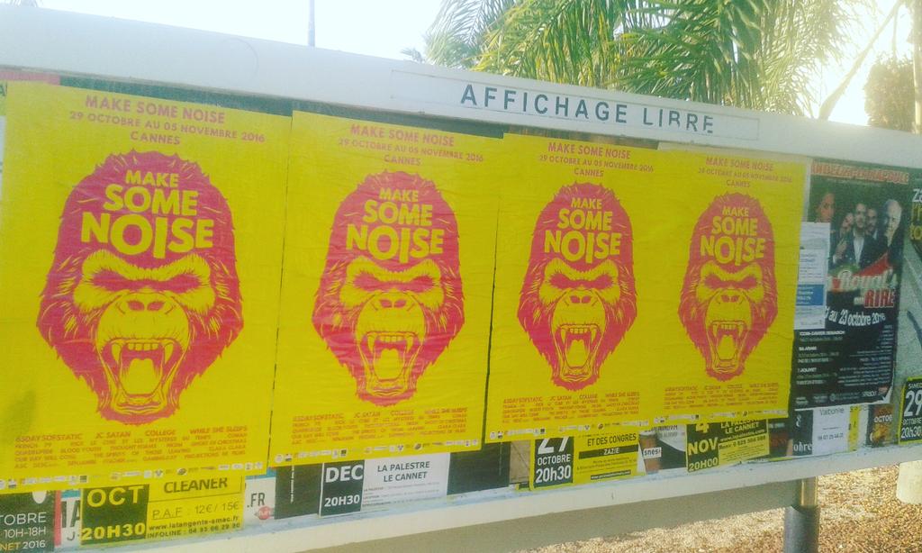 barbieristeph's tweet photo. Bientôt sur les murs de vos villes !!! #makesomenoise #Cannes https://t.co/PzxxHJj4Ke