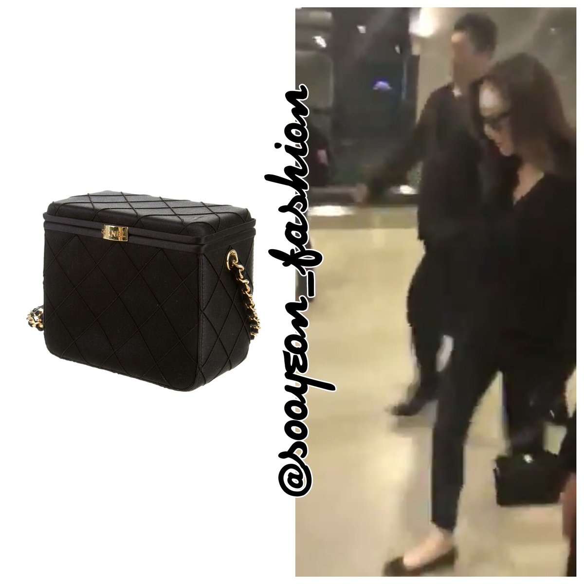 chanel quilted box bag