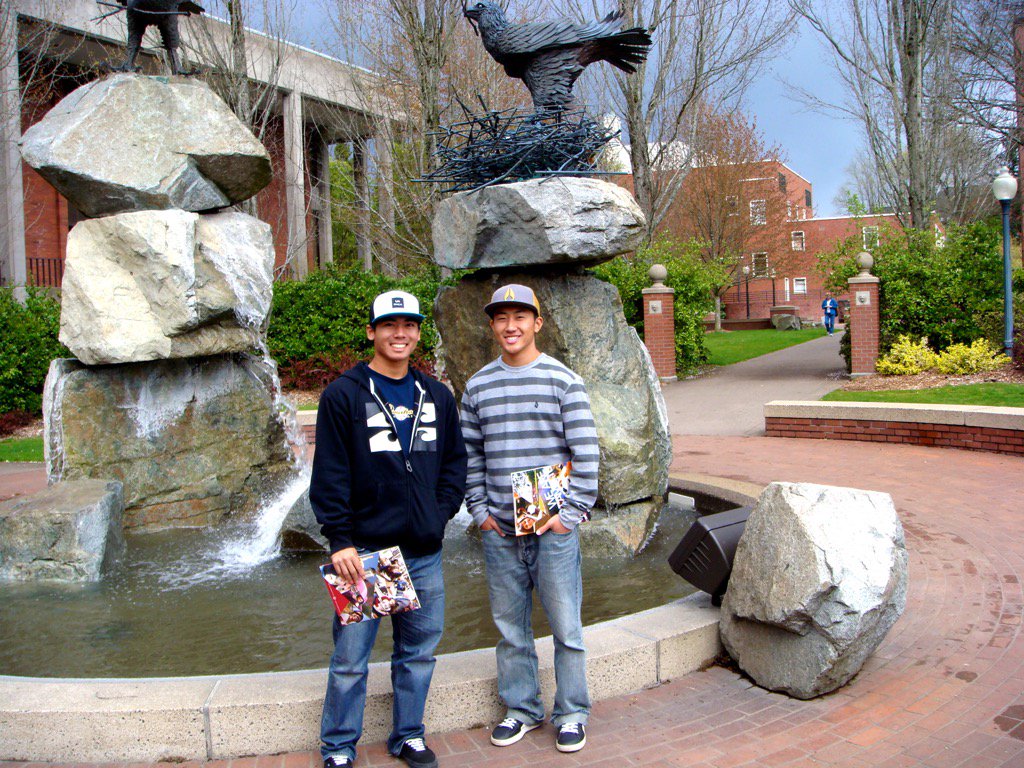 Happy birthday <a href="/cheetono/">Matt</a> ! Tb to our first visit to Willamette 😂 hope you had a good one bro