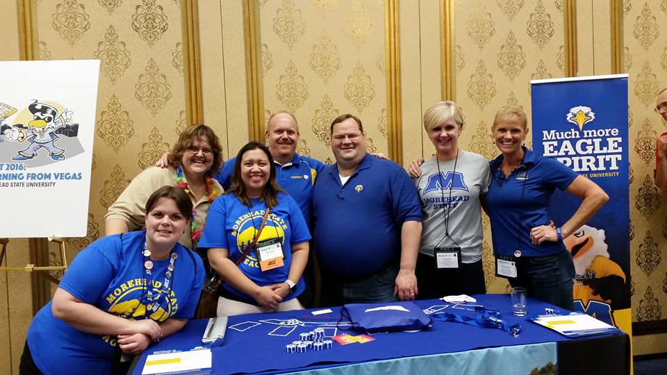 MSU_EDD's tweet photo. Thanks to the students, alumni, faculty, and administrators who worked the MSU table and also those who provided MSU swag! #AECT16 #AECT2016 https://t.co/apsjLuuYsz