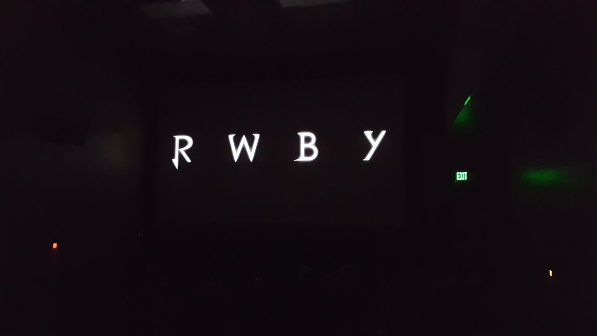 OfficialDStarr's tweet photo. Thank you @RoosterTeeth (especially #RTAnimation, @chattykinson) @TuggInc for a phenomenal night. Will cherish these #RWBY nights, always.<3 https://t.co/8A1L8Pd9LD