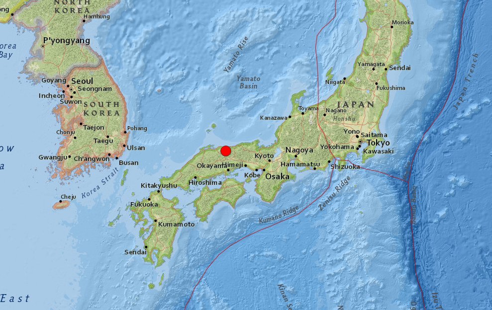 Terremoto in Giappone: forte scossa M6.6 a Kurayoshi (Tottori)