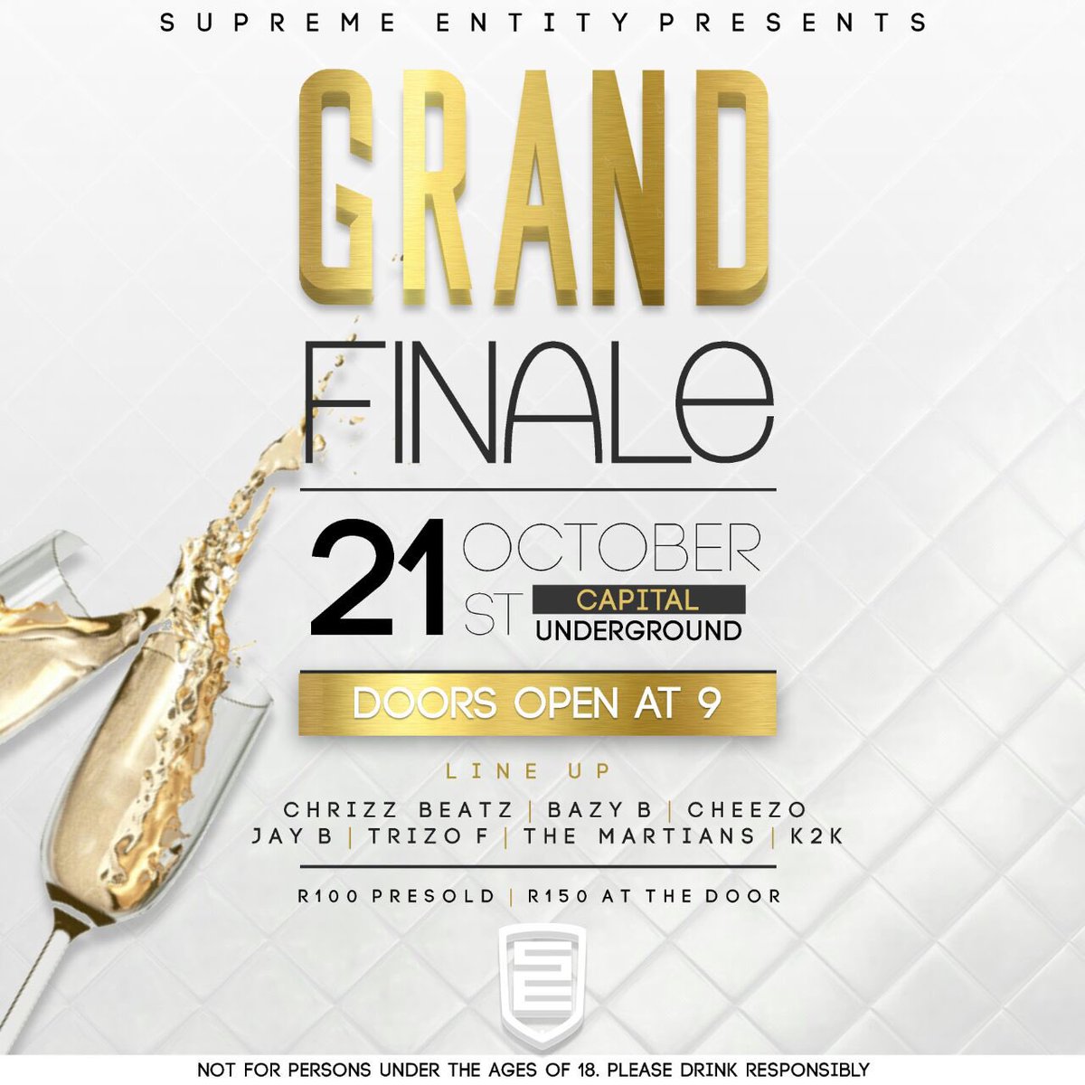 suprementity_'s tweet photo. DOORS OPEN AT 21:00
See you there... https://t.co/x5vjMkoAS6