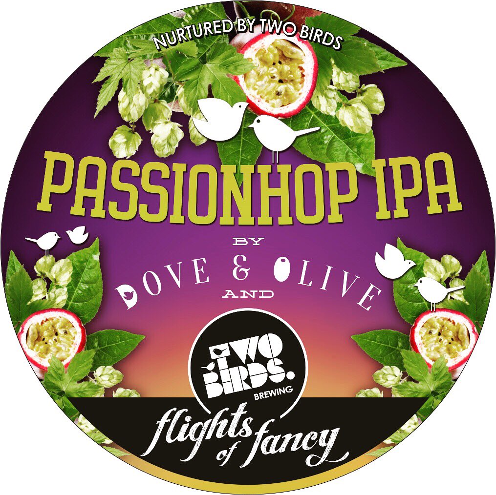 The Two Birds Nest (@thetwobirdsnest) on Twitter photo A collab with <a href="/Dove_and_Olive/">Dove & Olive Hotel</a>, it's a pale, lean West Coast-style IPA with Amarillo, Mosaic & Galaxy hops, & passionfruit puree. ABV: 6.5%. A collab with <a href="/Dove_and_Olive/">Dove & Olive Hotel</a>, it's a pale, lean West Coast-style IPA with Amarillo, Mosaic & Galaxy hops, & passionfruit puree. ABV: 6.5%.