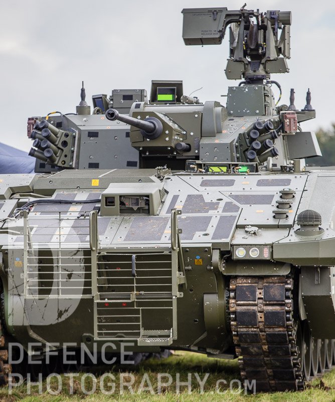 DefencePhoto's tweet photo. A massive crowd pleaser at #LCPV (our favourite AFV too), it's #AJAX. Thank you for bringing it along @gduknews @3rdUKDivision https://t.co/uFBOfrG4dN