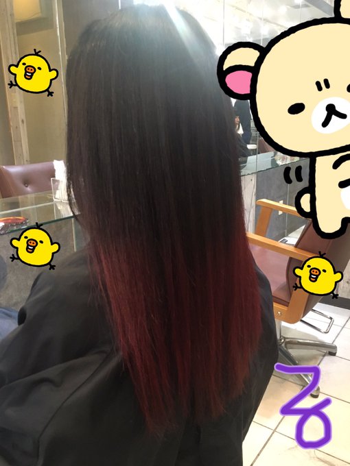 前回の赤色☆ 今は赤茶オレンジ？  画像の子みたいな紫もかあいい&epsilon;(｡･&times;･｡)з  何色がいいかなぁー&epsilon;(｡･&times;･｡)з&epsilon;(｡･&times;･｡)з https://t.co/U1Ufz1cfeX