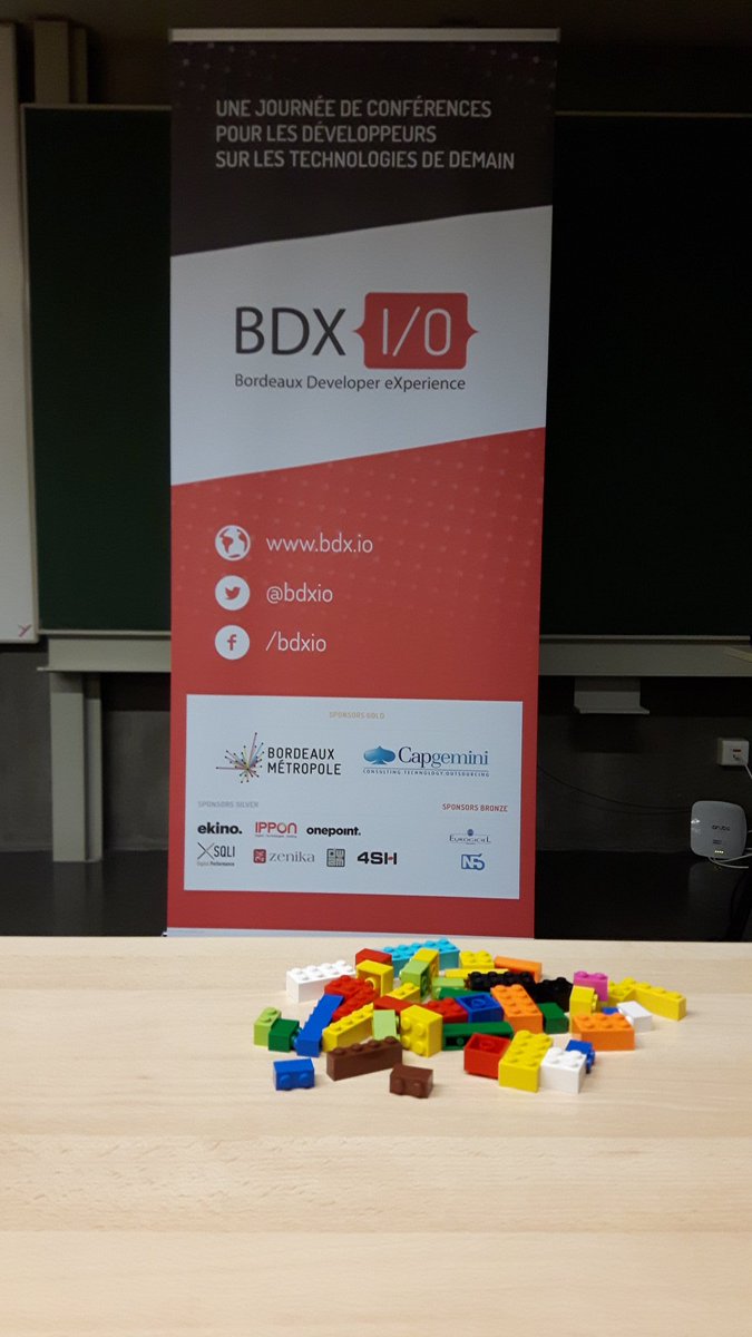 iblasquez's tweet image. Les legos vous attendent à @bdxio à 14h 00 en Amphi C pour un atelier Bonnes Pratiques #tdd #refactoring #integrationContinue