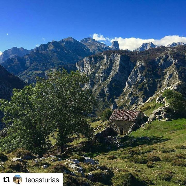 #Repost @teoasturias with <a href="/repostapp/">Repost</a>
・・・
Mediados de Octubre y un día espectacular #Cabrales #asturias #paraisonatu…