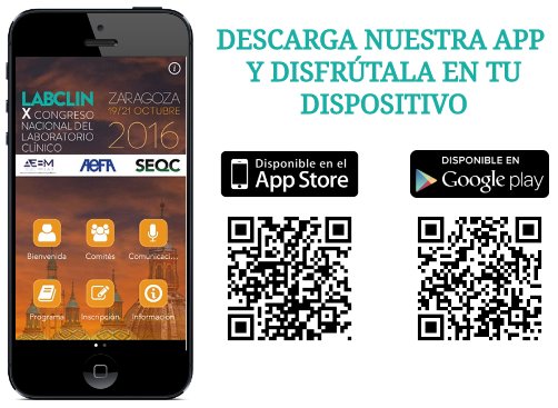 congresolabclin's tweet photo. Tercer y último día de Congreso, ¿tienes ya la #app? #labclin2016 #Zaragoza https://t.co/X3bJ3px0fW