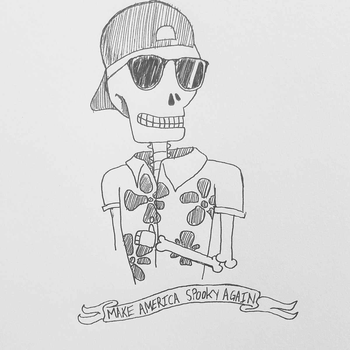 ayy_brahamsen's tweet photo. #makeamericaspookyagain #inktober https://t.co/wvAk2j2GrJ