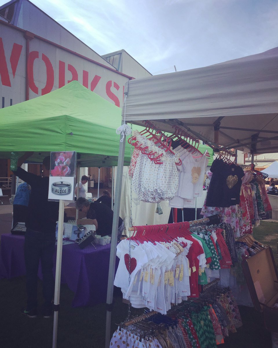 QMrailworkshops's tweet photo. Set up begins! The @brisstyle Museum Twilight Markets kicks off at 5. #mtmarkets #brisstyle #ipswichqld #discoveripswich #markets #handmade https://t.co/Bza0wSM260