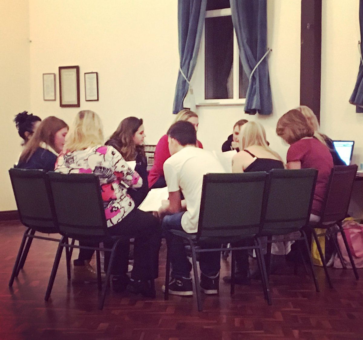 Rehearsals for #Christmas Show at <a href="/UppTheatre/">Uppingham Theatre</a> on 3rd &amp; 4th December ❤️🎄❤️
Tickets £10/£9
Oakham Wines
wegottickets.com
01572 822788