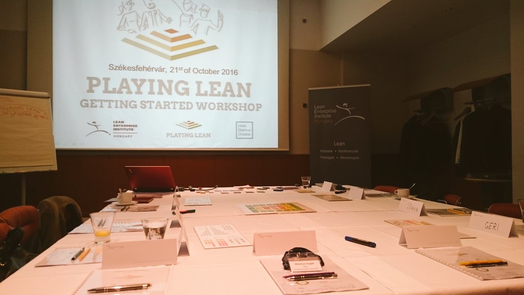 Ready to start the <a href="/playinglean/">Playing Lean</a> Workshop with <a href="/mhegedic/">Miro Hegedic</a> at <a href="/LeanHungary/">LEI Hungary</a>