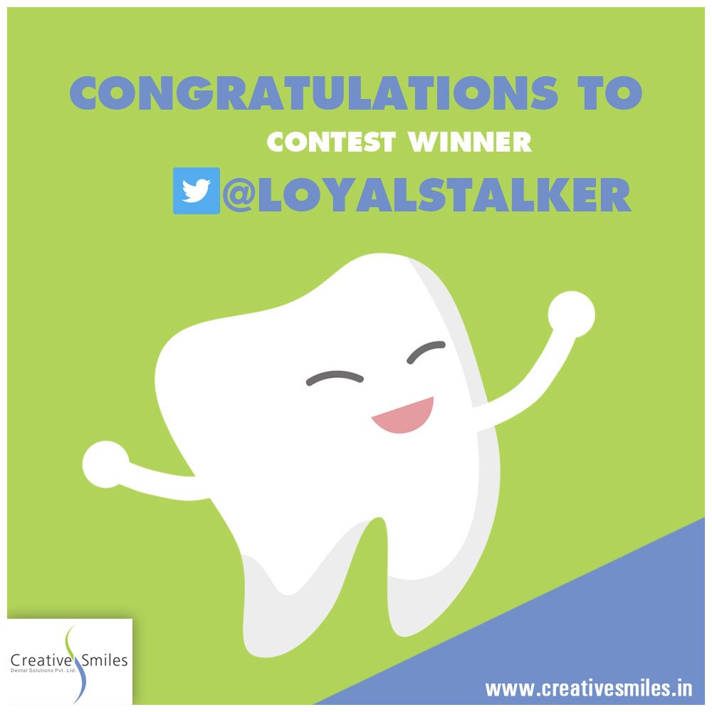 CreativeSmilesD's tweet photo. Congratulation @loyalstalker on winning the #CreativeSmiles contest

Kindly DM us your details https://t.co/c2v7ZLiIiP