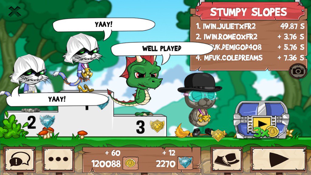 D1AMONDSFR2's tweet photo. Get on my level, son! #funrun2 #ROMEOxFR2 #DemiGod408 #COLEDREAMS https://t.co/nsRLmQ3aEZ