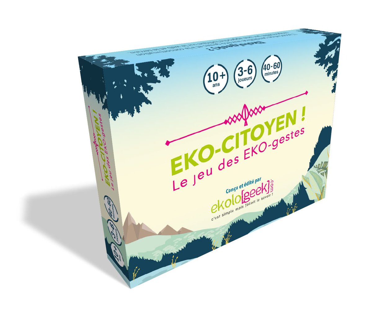 Ekologeek's tweet photo. Lancement du jeu EKO-CITOYEN ! (10€ chez Ekolo[geek]) : 110 cartes pour sensibiliser votre entourage aux éco-gestes. https://t.co/HhEGCEVEUM https://t.co/LzgiyYYroW