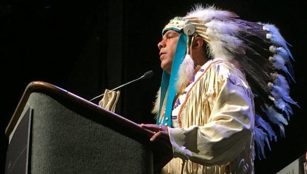 knkxfm's tweet photo. Yakama Chief Accepts Thanks From Alaska's Largest Tribal Organization #YakamaNation #AlaskaFederationOfNatives https://t.co/zAQVQKsnic https://t.co/vpV0XJovXH