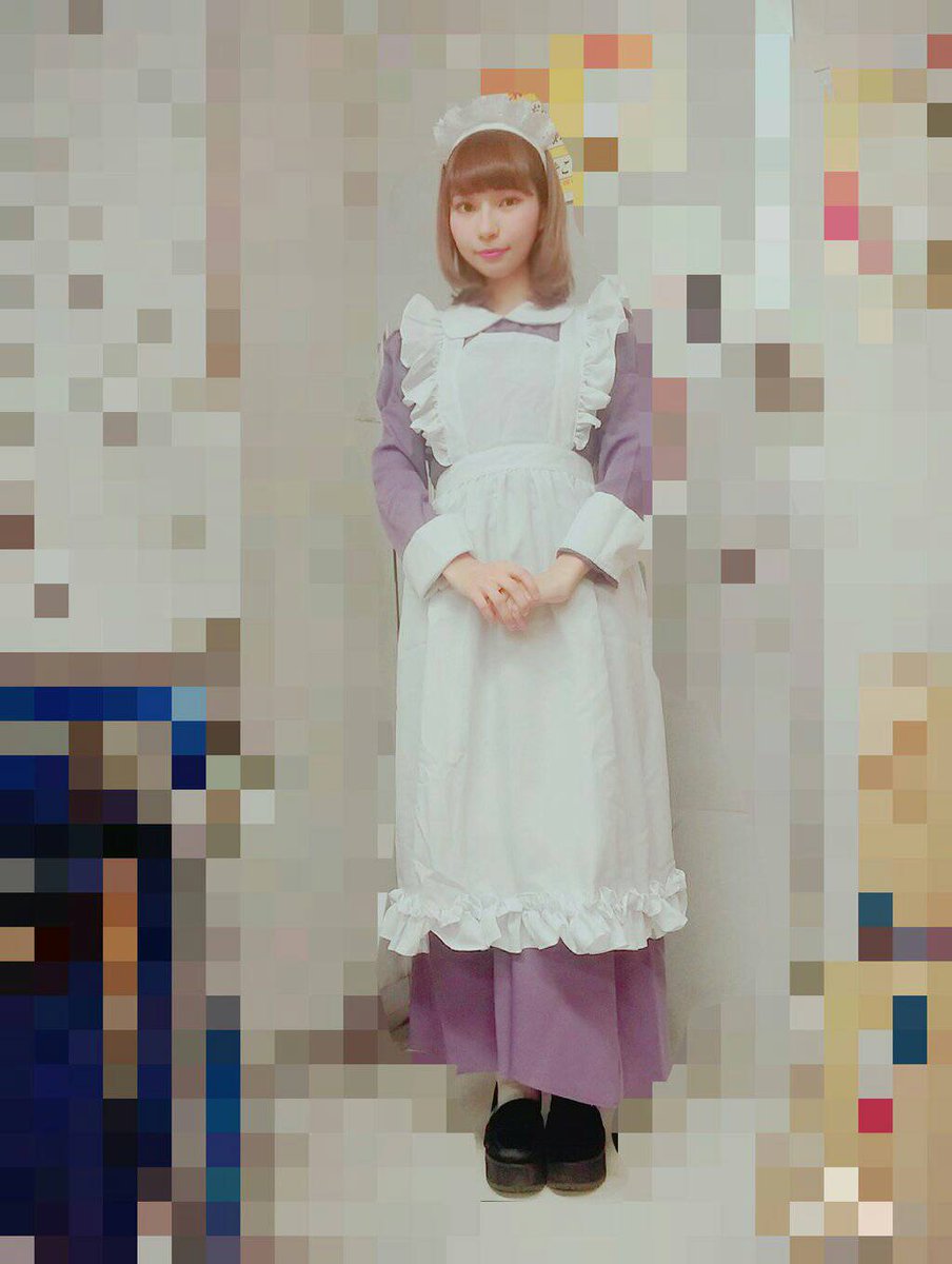 エリカ 私の仮装はゴーストメイド 昨年gydのリリイベで着たメイド服をズタボロに加工した カチューシャは去年の ディズニーハロウィンのやつにして 付属のはなくした 笑 ホーンテッドマンション感意識してみた