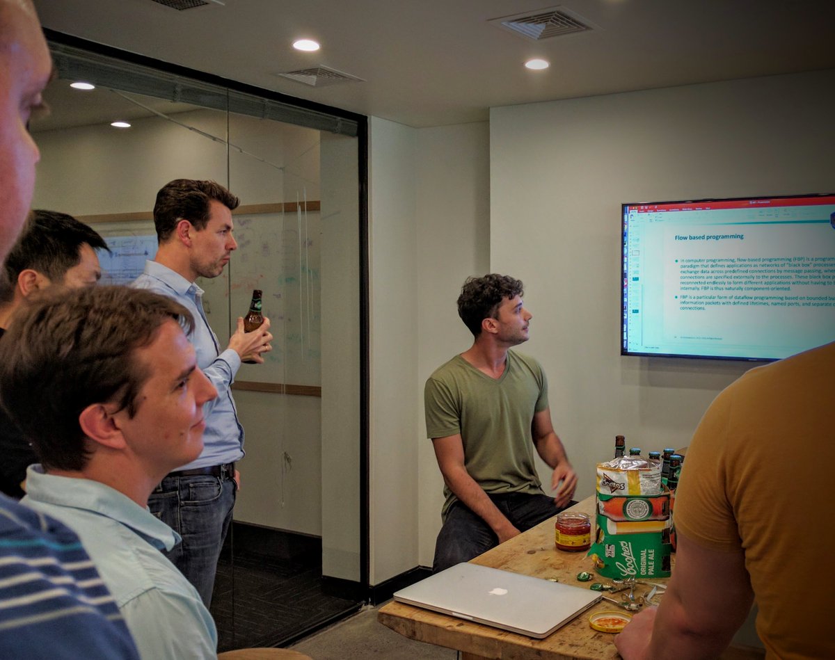 simpmach's tweet photo. A hands on look at @ApacheNiFi with Stephane #FridayTechTalk https://t.co/79uCAHXt1h