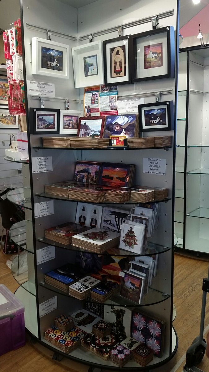 quiltedpatchco's tweet image. We are set up @aberystwytharts Xmas Fair which opens today until Xmas! Go buy some lovely unique presents &amp;amp; have a coffee &amp;amp; cake to follow!