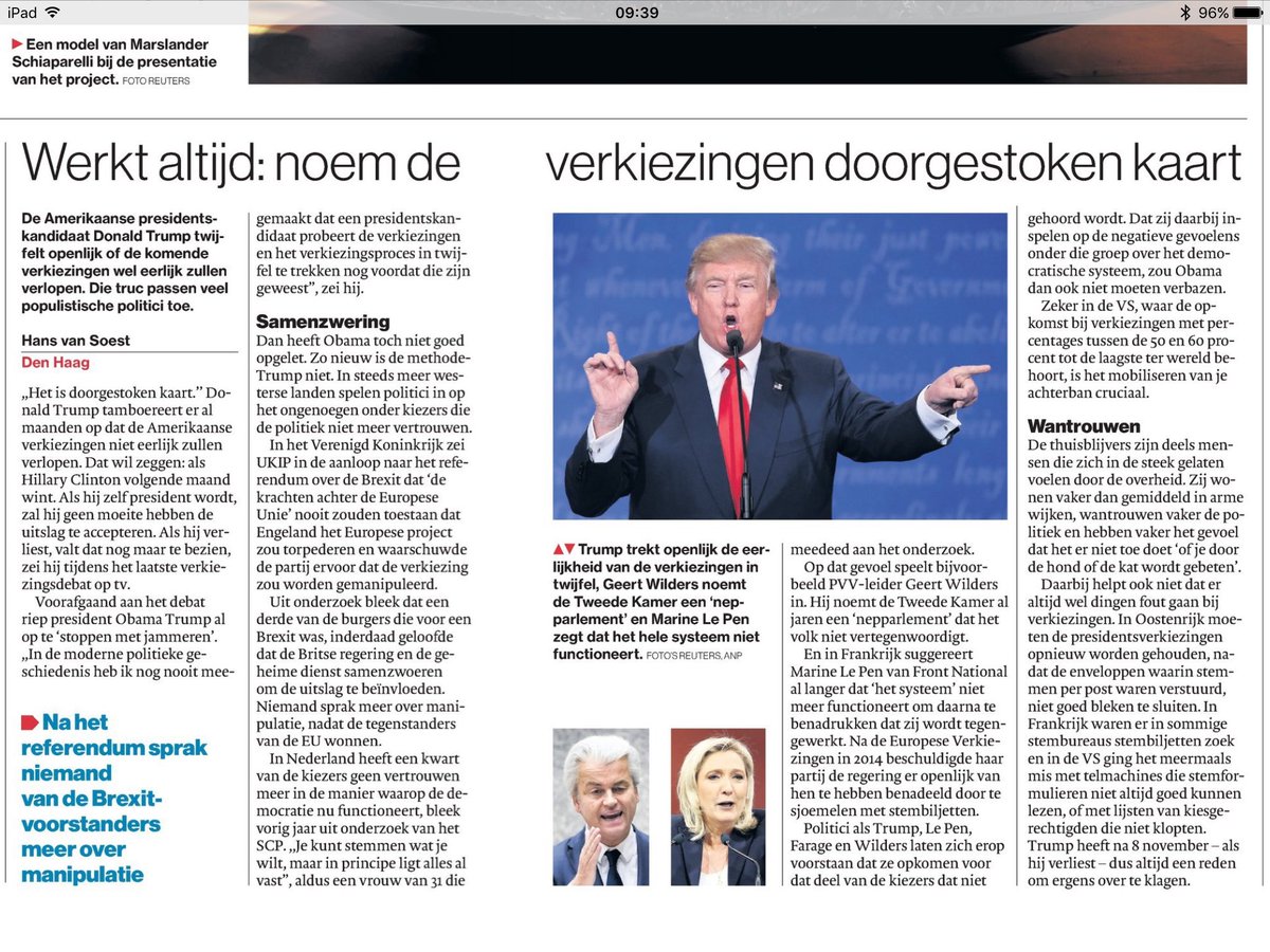 edwinvanderaa76's tweet photo. Kijk, een verstandige, niet-schreeuwerige analyse van de uitspraken van Trump, in mijn eigen AD door @nwsfllwr #topkrant https://t.co/LHF5yzRZX1