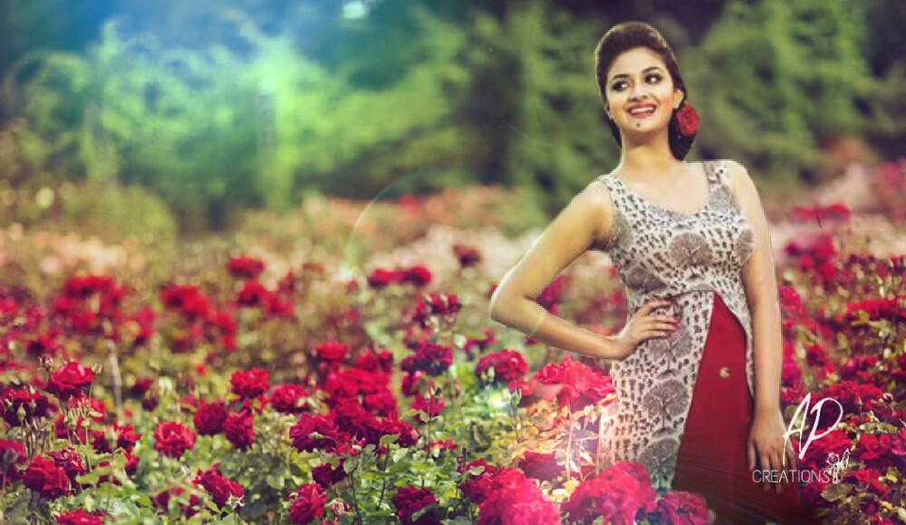 AcreationP's tweet photo. Gorgeous   &amp; beautiful @KeerthyOfficial ❤ 
#PicsArtediting https://t.co/1obZccJsno