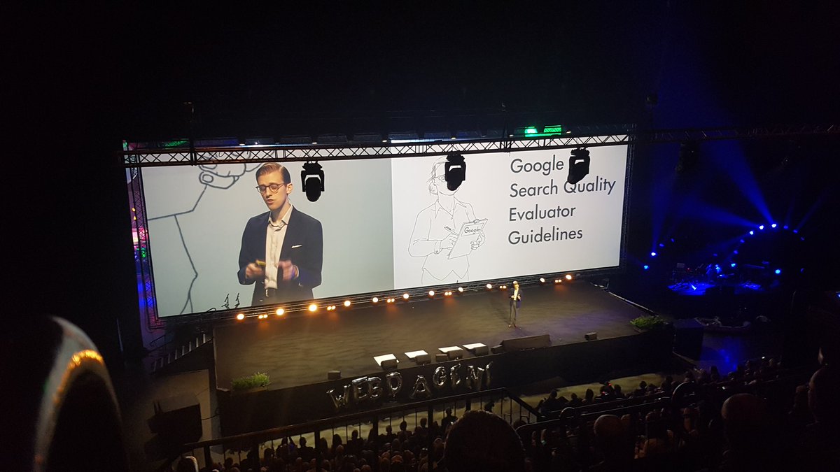Interessant innlegg på #Webdagene om #SEO. 
Glem at Google eksisterer. Skriv for mennesker og ikke maskiner. Det finnes ingen snarveier.