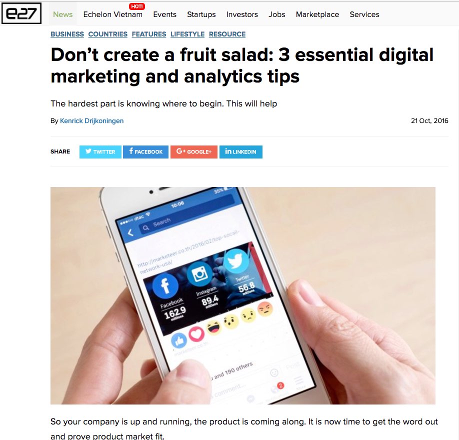 Golden Gate Ventures (@goldengatevc) on Twitter photo Getting the most out of Adwords and Google Analytics - "Don’t create a fruit salad" e27.co/dont-create-fr… via <a href="/e27co/">e27: Asia Tech News</a> Getting the most out of Adwords and Google Analytics - "Don’t create a fruit salad" e27.co/dont-create-fr… via <a href="/e27co/">e27: Asia Tech News</a>