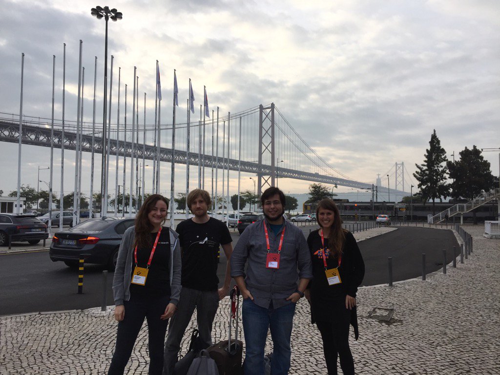 MariaFromBerlin's tweet photo. #productized16 #Lisbon @ZalandoTech getting ready for the 2nd day. Don't miss the amazing speech of Diogo Rendeiro. https://t.co/6BL01oGz07