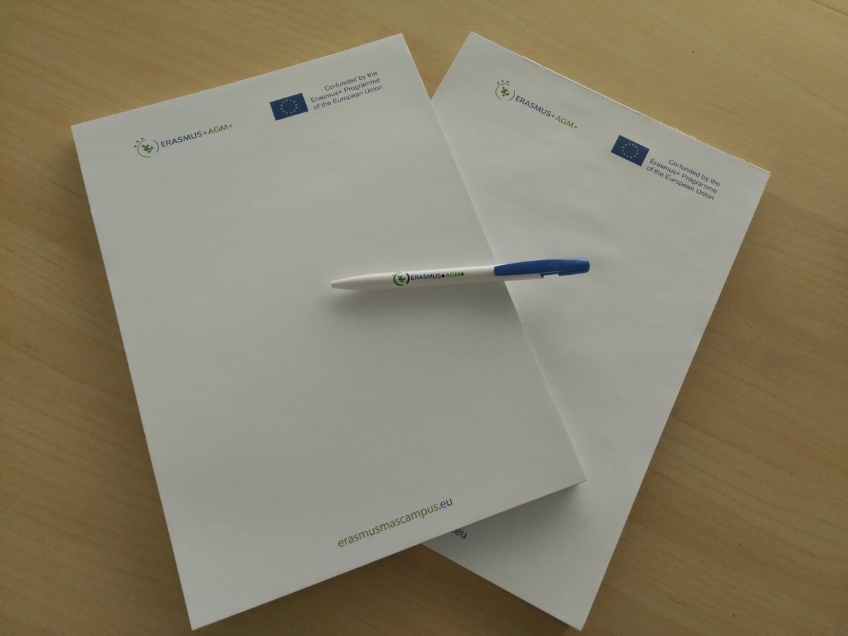 Ya tenemos los materiales de Erasmus+AGM+ que compartiremos en las distintas acciones con #universidades europeas | erasmusmascampus.eu