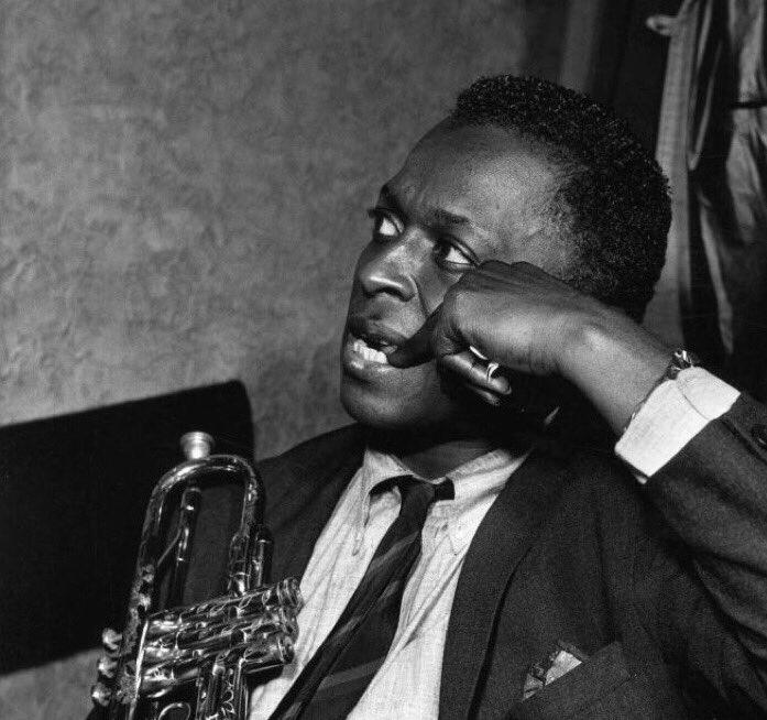 BSJazz's tweet photo. "My future starts when I wake up every morning." - Miles Davis 1958 #jazz https://t.co/ax7KPw8VsP