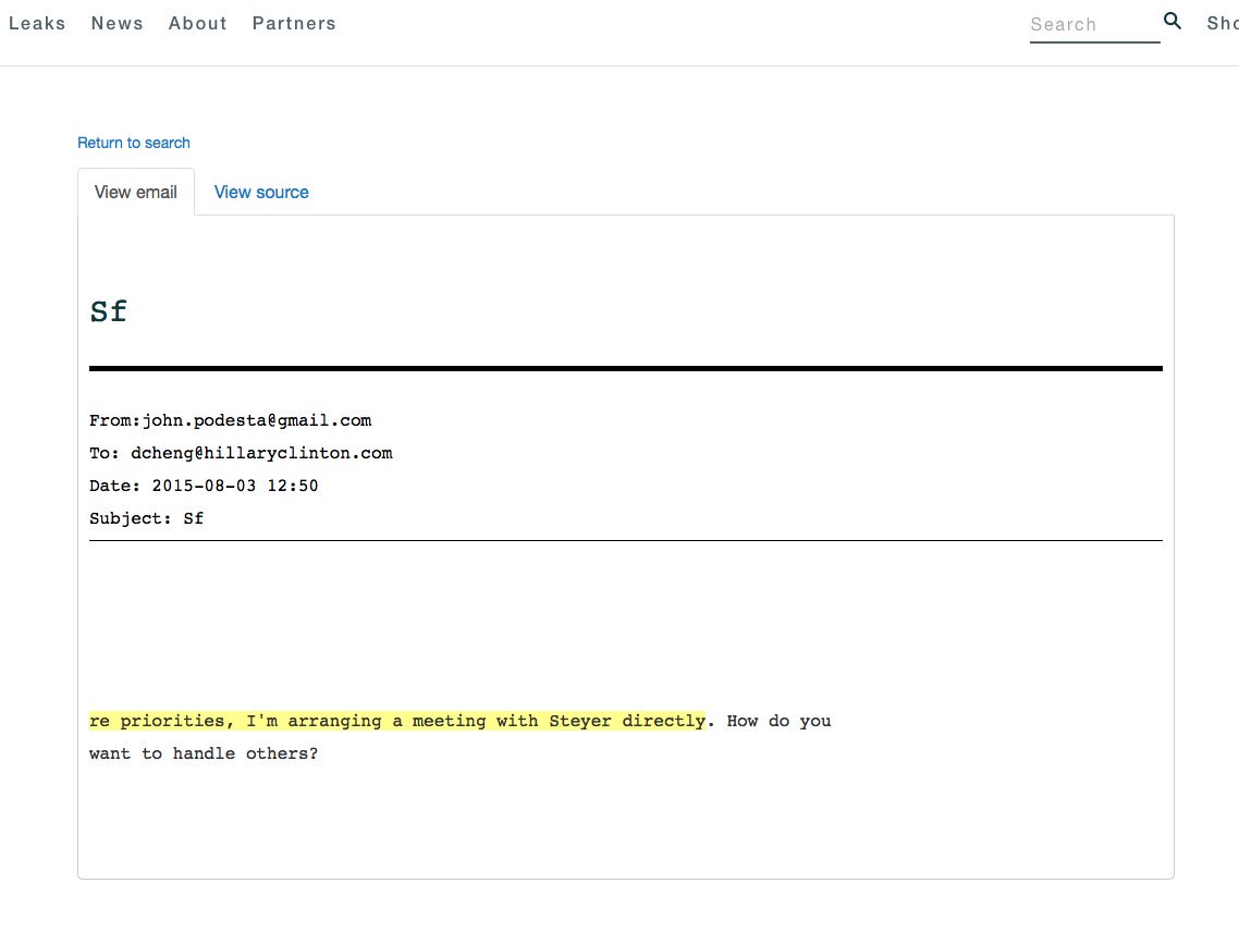 Wadded_Panties's tweet photo. #PodestaEmails14 Per Wikileaks: Podesta Meeting Directly with PAC https://t.co/2YeFRQGypf