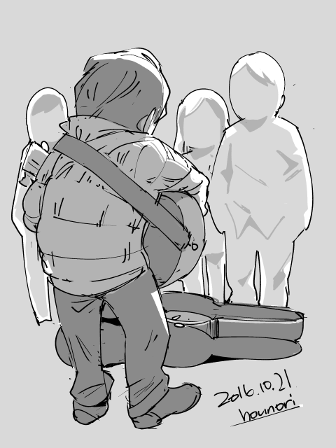 お絵描き:弾き語り 